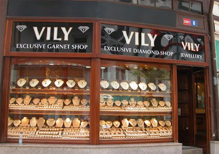 Магазины бриллиантов в Антверпене